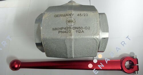 MKHP420-DN50-G2-112A Zn 2/2-ходовий кульовий кран