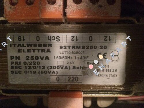 92-TRMS250-20  SAFETY MONOPHASE TRANSFORMER 250VA